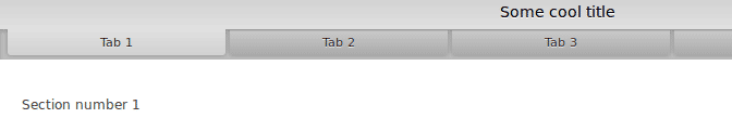 CSS3 Tabs