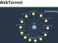 WebTorrent — самодостаточный torrent-клиент, работающий внутри браузера