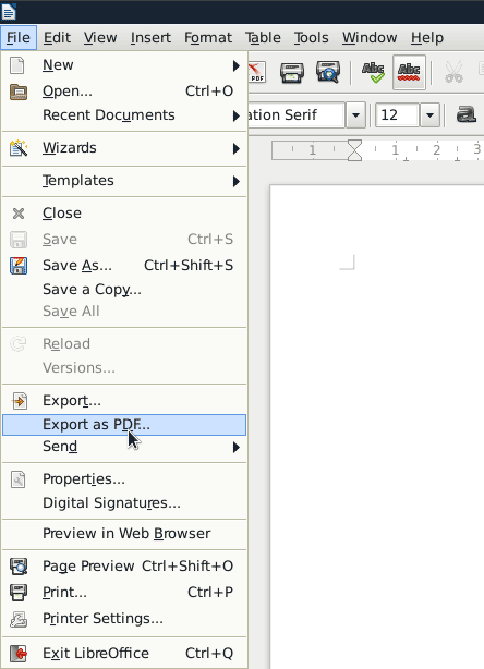 Русификация приложений Debian 8 - LibreOffice