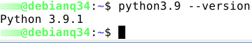 Установка Python-3.8 или Python-3.9 на Debian 10