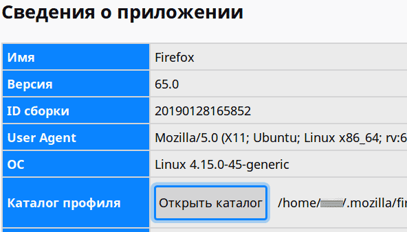 Перенос пофиля  Firefox в Xubuntu и где хранятся  firefox расширения