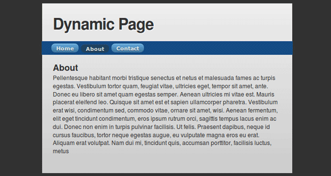 Dynamic Page